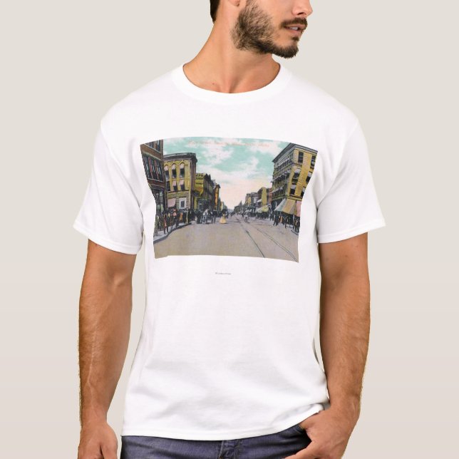 T-shirt Vue occidentale de StreetBoise principal, (Devant)