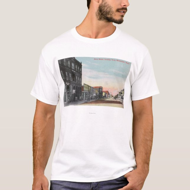 T-shirt Vue occidentale de StreetKennewick principal, WA (Devant)