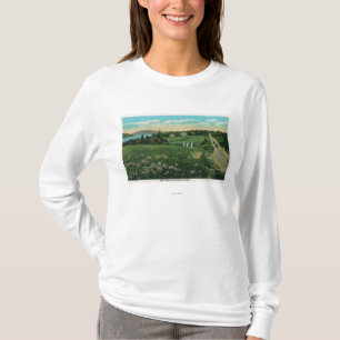 T-shirt Vue pittoresque de pays, au-dessus des collines et