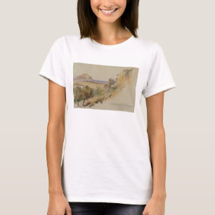 T-shirt Vue près de Palerme, 1847 (stylo et encre avec w/c