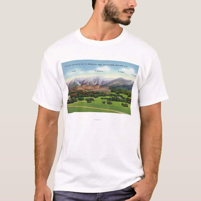 T-shirt Vue présidentielle de gamme (Devant)