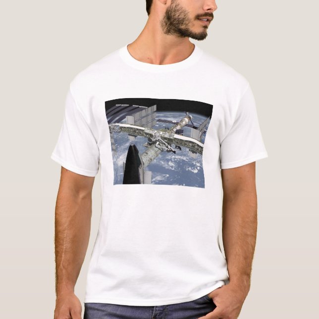 T-shirt Vue rapprochée de la navette amarrée (Devant)