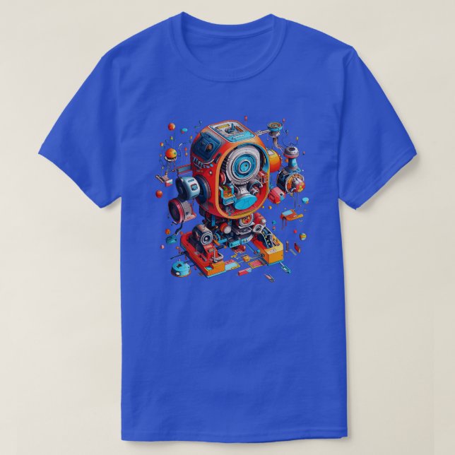 T-shirt Vue Robot Explosé (Design devant)