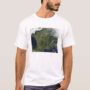 T-shirt Vue satellite de la France