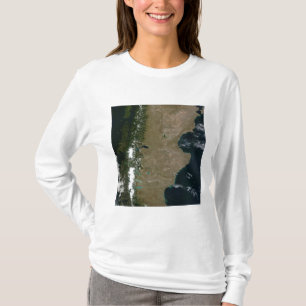 T-shirt Vue satellite de la région de Patagonia
