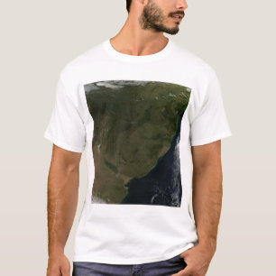 T-shirt Vue satellite de l'Amérique du Sud