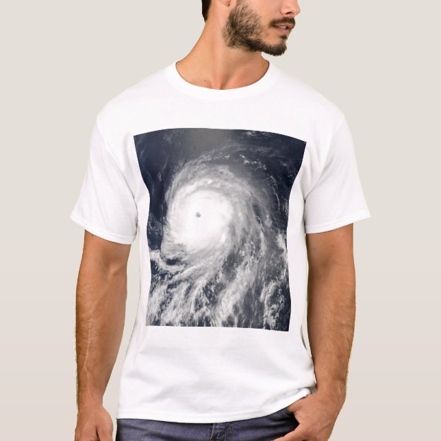 T-shirt Vue satellite de l'ouragan Celia (Devant)