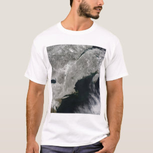 T-shirt Vue satellite de neige