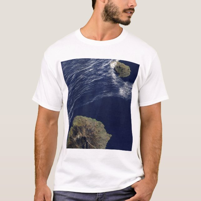 T-shirt Vue satellite des Îles-du-Prince-Édouard (Devant)
