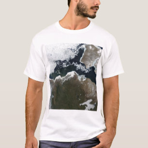 T-shirt Vue satellite du Canada du nord-ouest