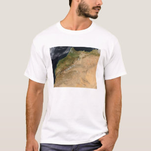 T-shirt Vue satellite du Maroc