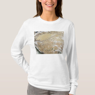 T-shirt Vue satellite du plateau tibétain