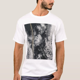 T-shirt Vue satellite d'un panache de cendres