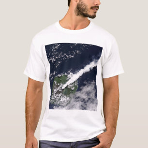 T-shirt Vue satellite d'une plume épaisse et vapeur-riche