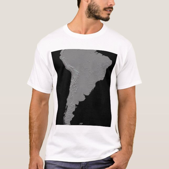 T-shirt Vue stéréoscopique de l'Amérique du Sud (Devant)