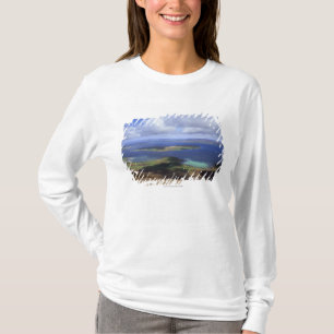 T-shirt Vue supérieure : continent de bruit, graemsay et