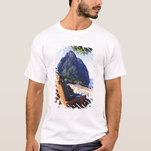 T-shirt Vue sur Gros Piton depuis la villa Stonefield Esta