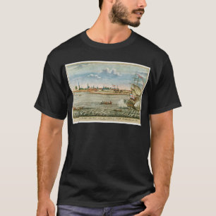 T-shirt Vue vintage de ville de New-York du commutateur