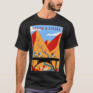 T-SHIRT VUELTA A ESPANA VÉLO VINTAGE