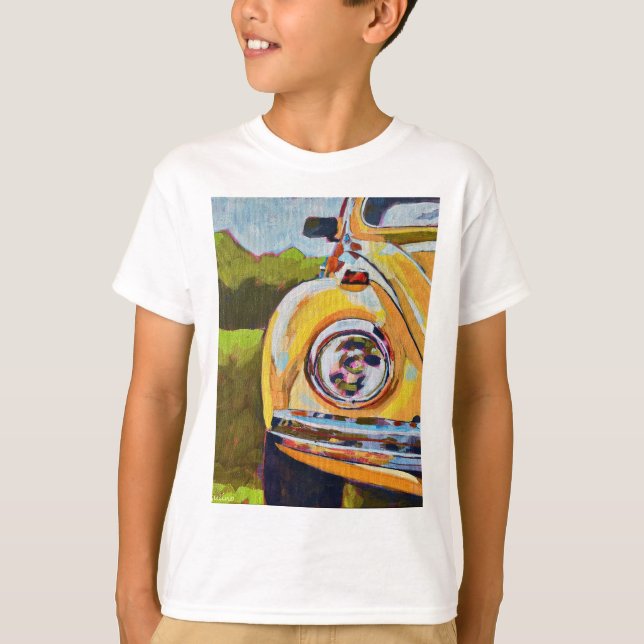 T-shirt VW Bug Painting - Gift for VW Bug Lovers (Devant)