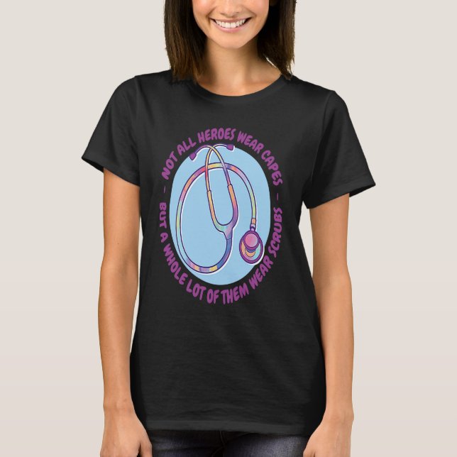 T-shirt VXL Infirmière sauveteurs de vie Infirmière pédiat (Devant)