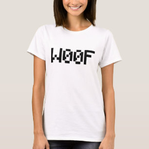 T-shirt W00F [Sons animaux de léopards]