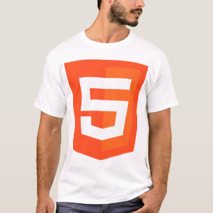 T-shirt W3 W3C de fonctionnaire de logo de HTML 5