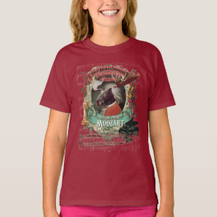T-shirt W.A. Parodie animale drôle de Mozart de