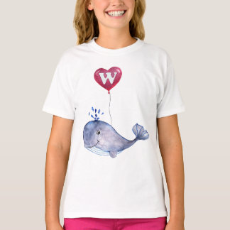 T-shirt W est pour la BALEINE
