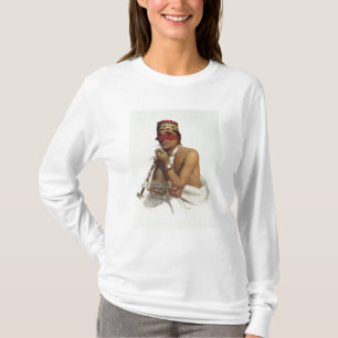 T-shirt Wa-Fin de support-Boesh-Kaa, un chef de Chippeway