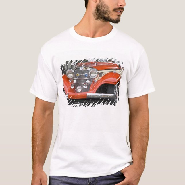 T-shirt WA, Seattle, automobile allemande classique. 2 (Devant)