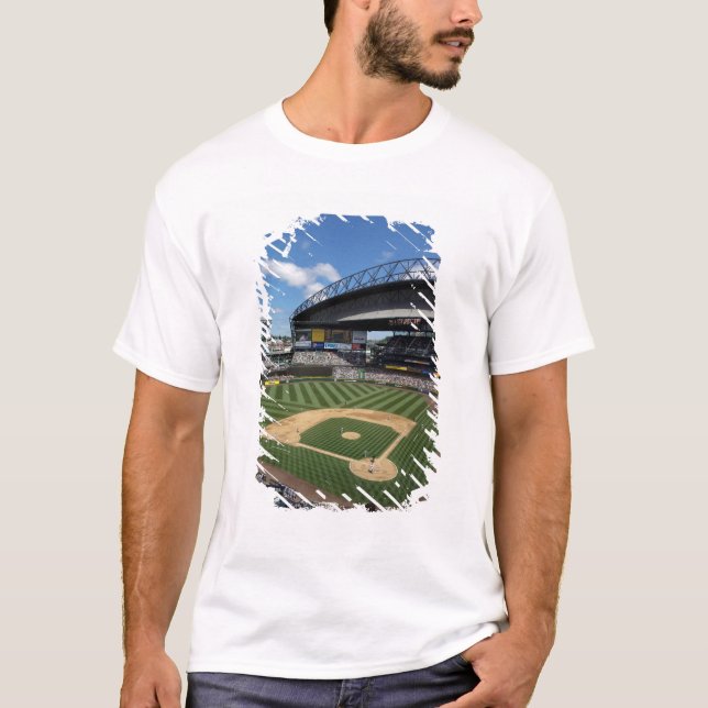 T-shirt WA, Seattle, Safeco Field, base-ball des Mariners (Devant)