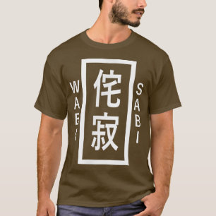T-shirt Wabi-Sabi beauté imparfaite Concept de vie japonai