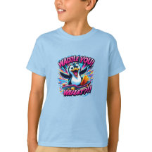 "WADDLE YOU! QUOI?!!" Manchot Skateboard