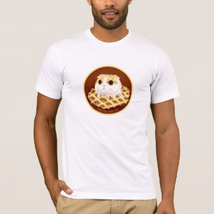 T-shirt Waffles le chat