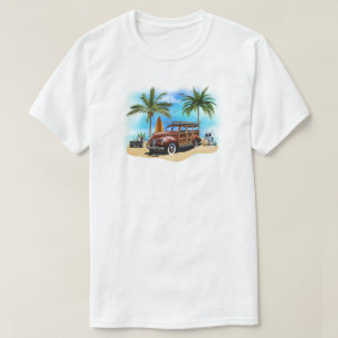 T-shirt Wagon Woody Beach