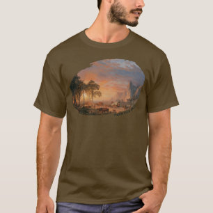 T-shirt Wagons de couverture vintage sur le sentier de l'O