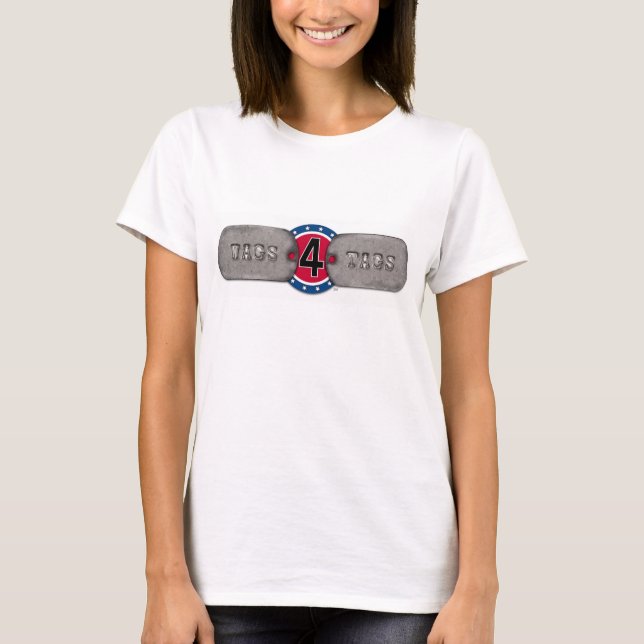 T-shirt Wags4Tags Chemise femme (Devant)