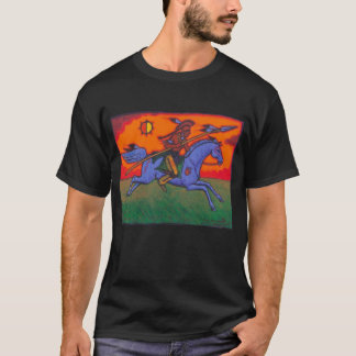 T-shirt Waiakida : Guerrier d'Ioway à cheval