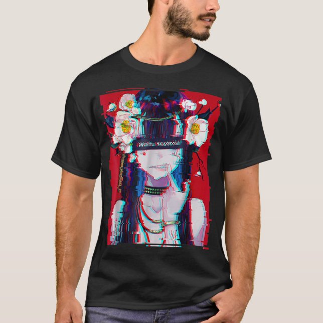 T-shirt Waifu Anime Girl (Devant)