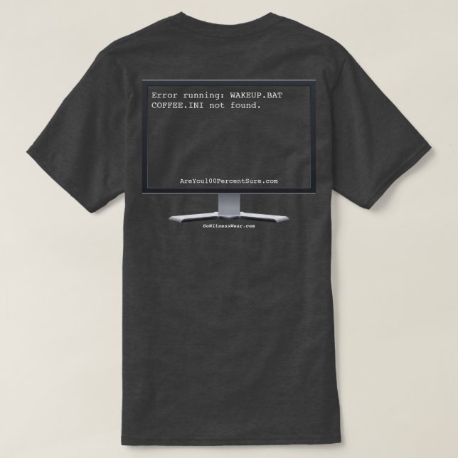 T-SHIRT WAKEUP.BAT (Design dos)