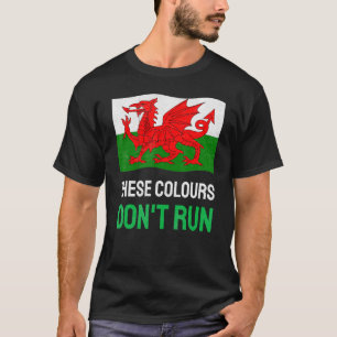 T-shirt Wales Football Dragons Gallois Drapeau Couleurs Ne