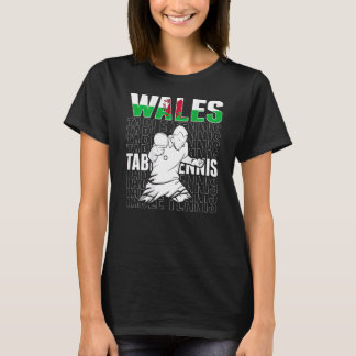 T-shirt Wales Table Tennis   Support Welsh Ping Pong Team