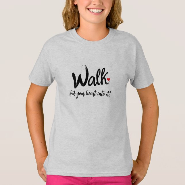 T-shirt Walk for you health (Devant)