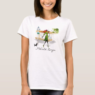 T-shirt Walker chien
