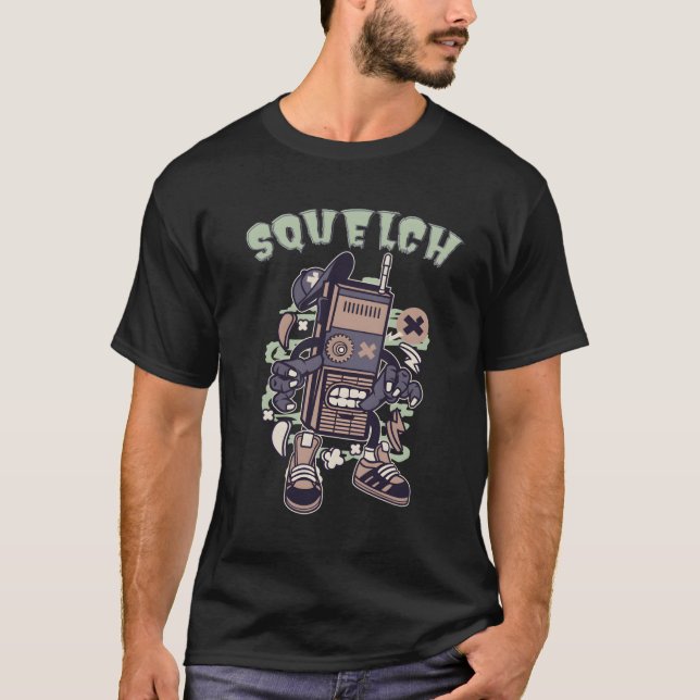 T-shirt Walkie Talkie Handy Talkie Radio Opérateur Funny H (Devant)