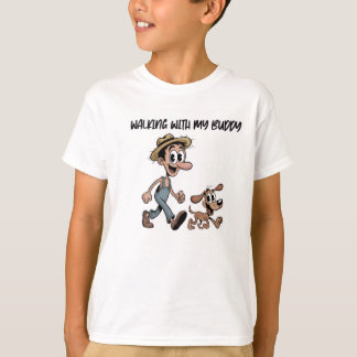 T-SHIRT WALKING WITH MY BUDDY