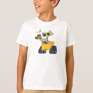 T-shirt WALL-E robot triste tenant plante