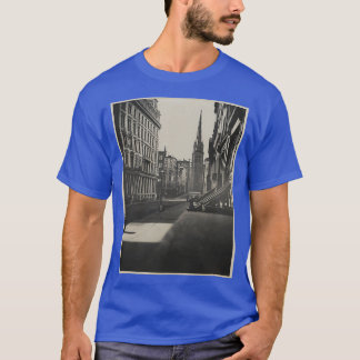 T-shirt Wall Street Manhattan à New York vers 1870