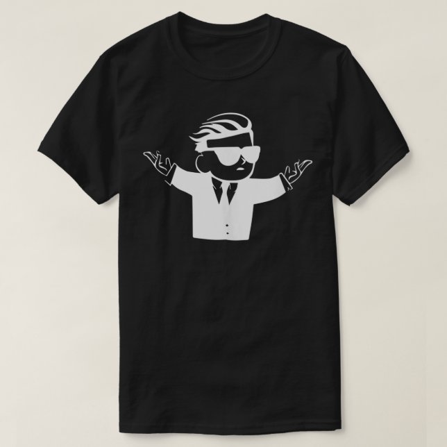 T-shirt Wall Street parie Guy WallStreetParis Tendies Drôl (Design devant)